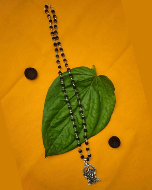 Karungali Mala With Free Murgan Locket 100% Authentic Silver Cap