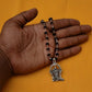 Karungali Mala With Free Murgan Locket 100% Authentic Silver Cap