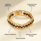 Gold Plated Rudraksha Bracelet